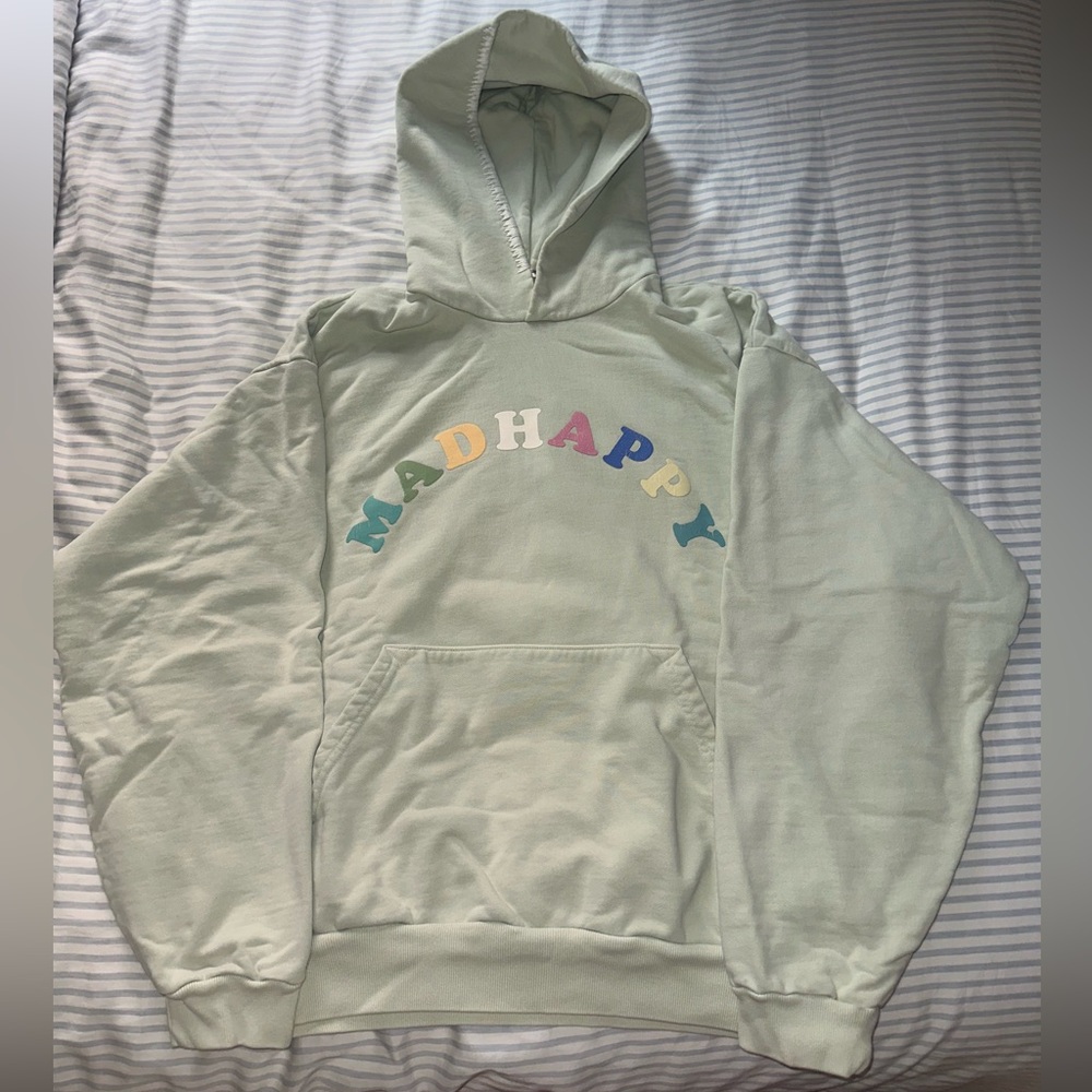 Madhappy Pastels French Terry Hoodie in Honeydew